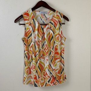 Kasper tank top Size Small floral spring